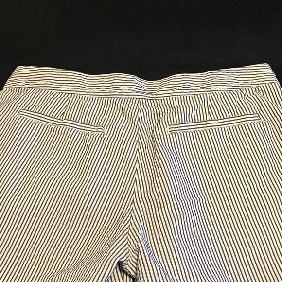 Toad&Co Navy and White Striped Women's Shorts - Picture 5 of 5
